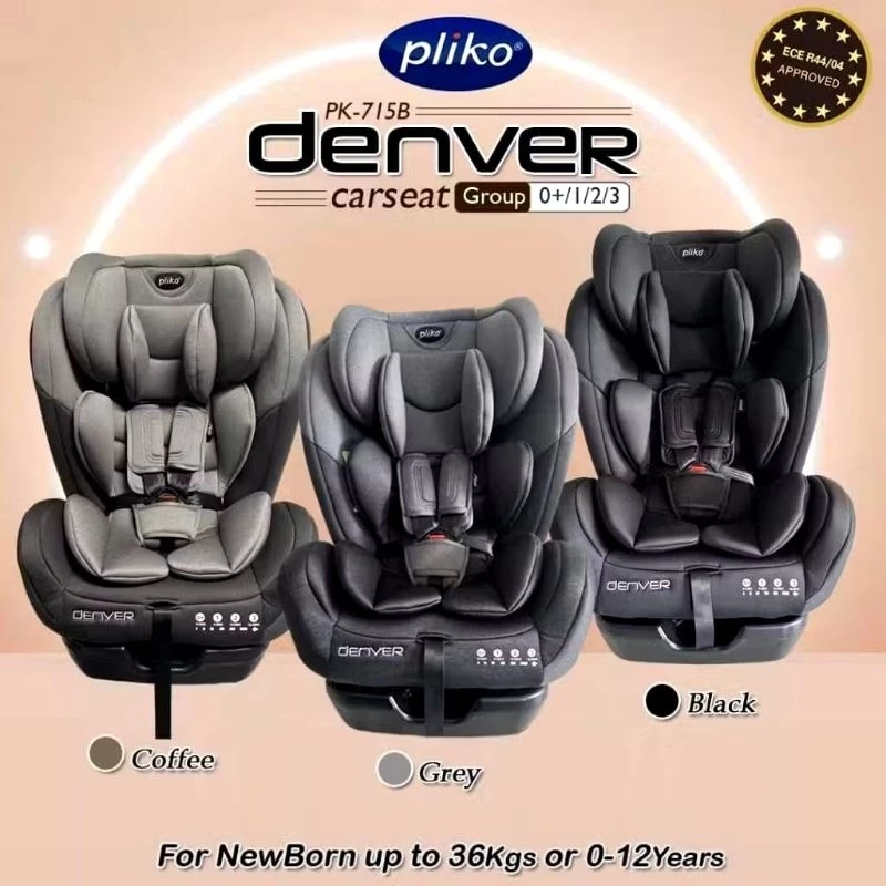 Carseat Pliko Denver PK-715 B / Kursi Mobil Bayi