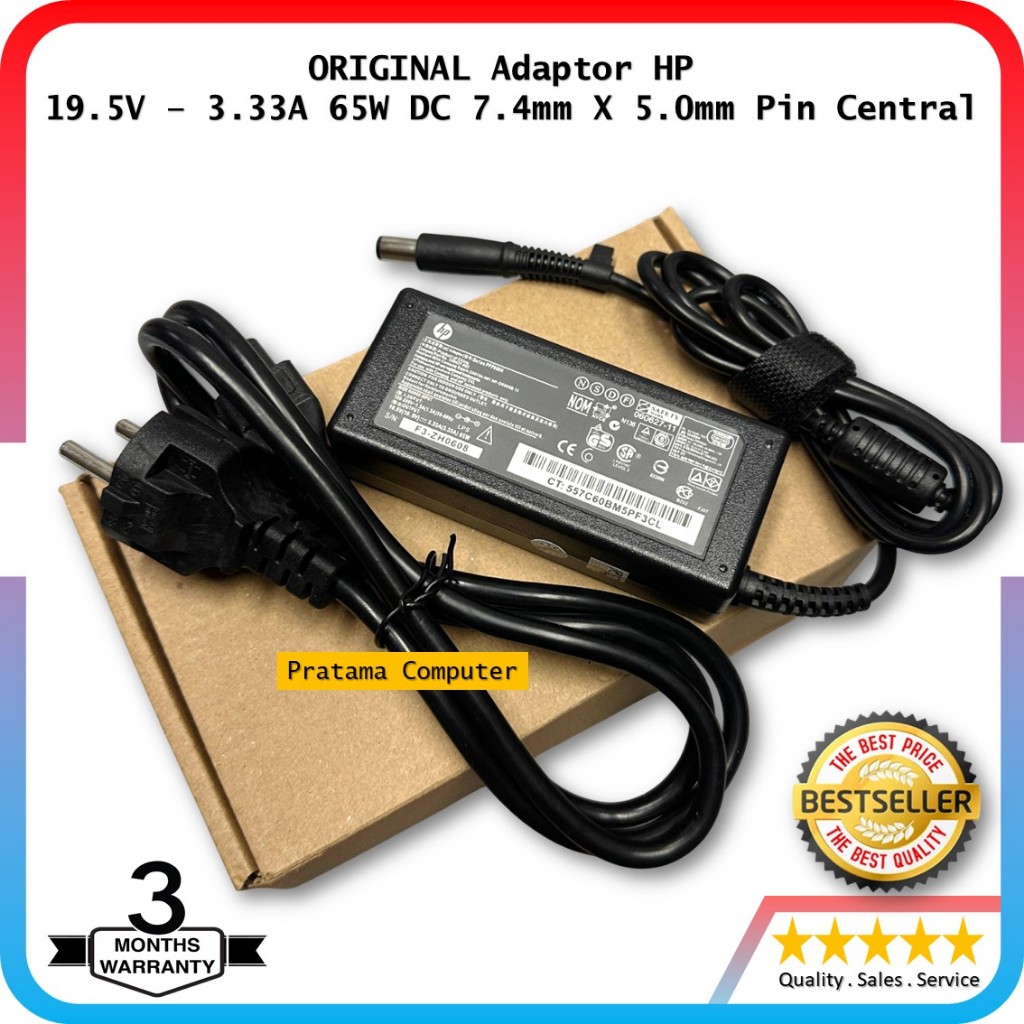 ORIGINAL Adaptor/Charger hp EliteDesk 705 800 G1 G2 G3 Desktop Mini PC 65Watt