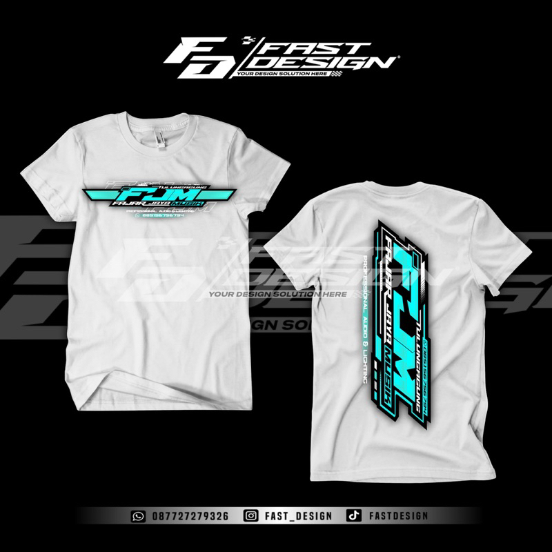 Baju Kaos Sablon Custom Satuan Foto Gambar Nama Tulisan Kata Kata Desain sendiri Sablon DTF Fast Des