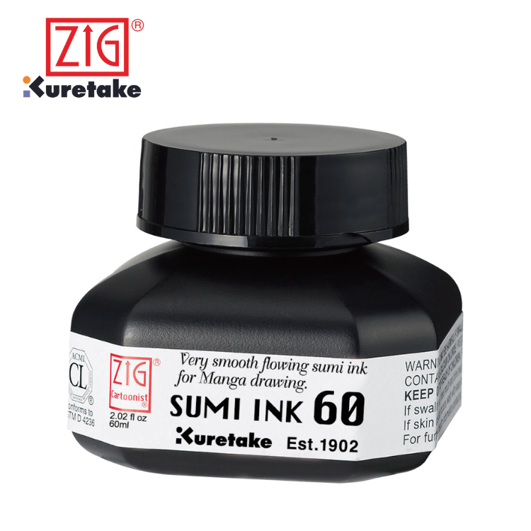 

ZIG Kuretake Cartoonist Sumi Ink 60ML