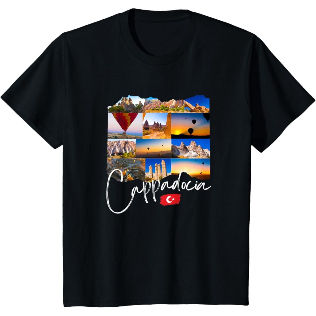 Baju Kaos Anak Turkey Cappadocia Souvenir / Cappadocia T-Shirt
