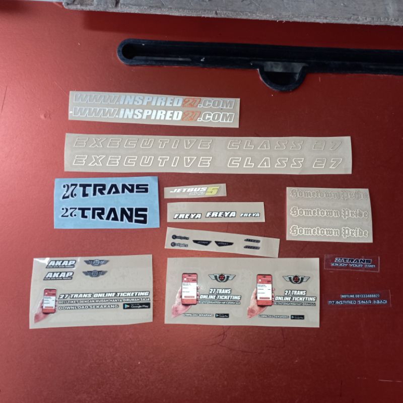 Stiker Miniatur 27 trans