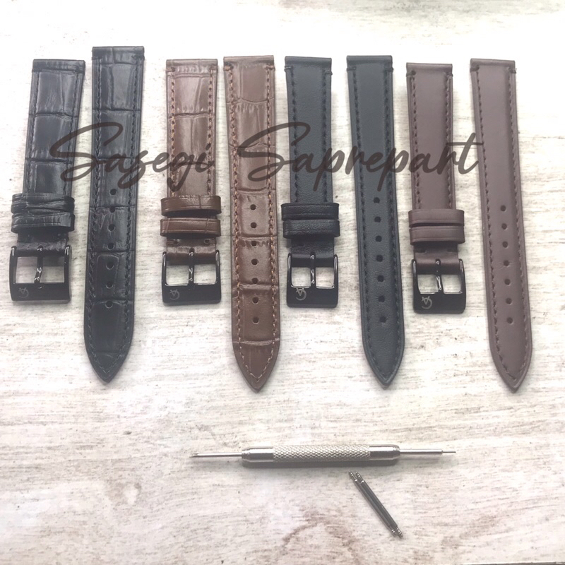 Strap Tali Jam Tangan Kulit Alexandre Christie Wanita Tali Kulit AC Ladies Premium