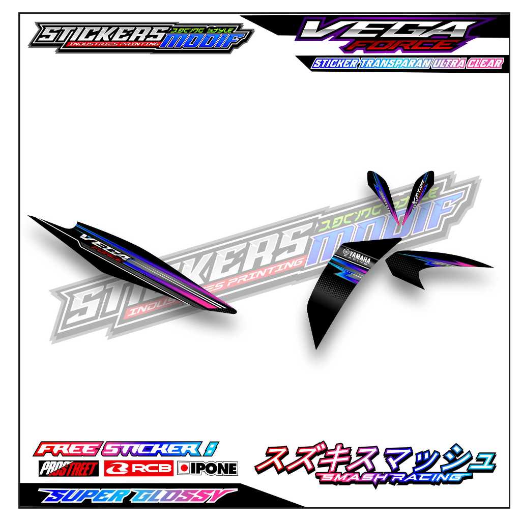 STRIPING VARIASI YAMAHA VEGA FORCE / STICKER LIST VARIASI MOTOR VEGA FORCE