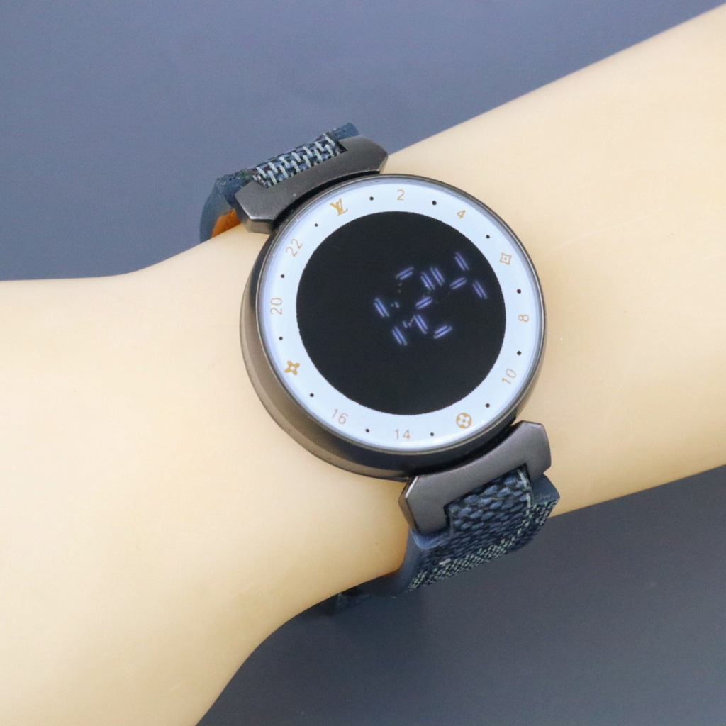 TERMURAHH JAM TANGAN WANITA LV LED FREE BOX DAN BATERAI