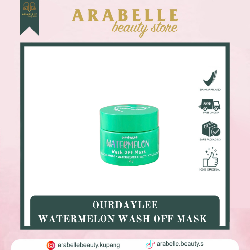 OURDAYLEE - Watermelon Wash Off Mask