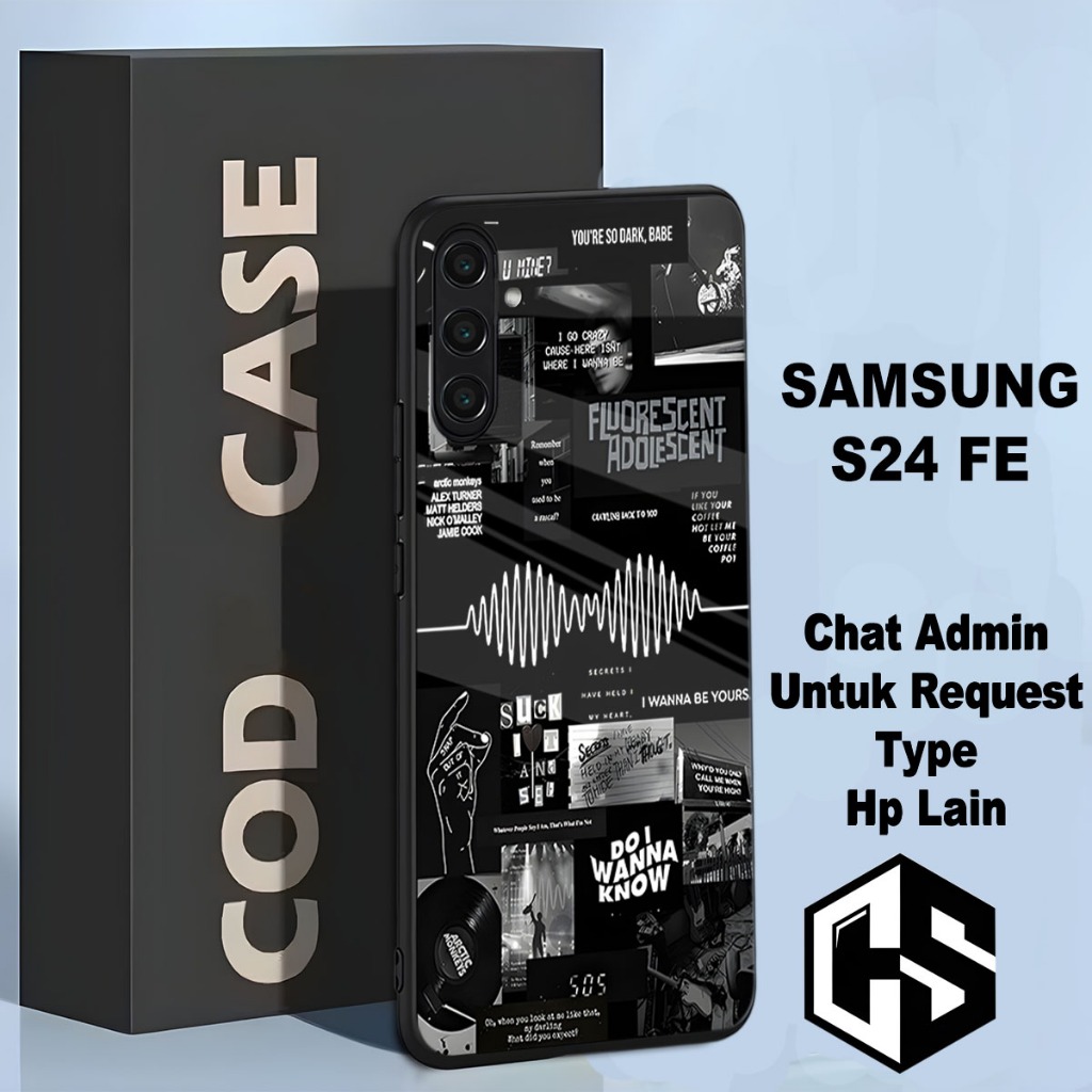 (COD 110) Softcase glossy kilau untuk type Hp SAMSUNG S24 FE / Motif Cowok/case samsung s24 fe/casin