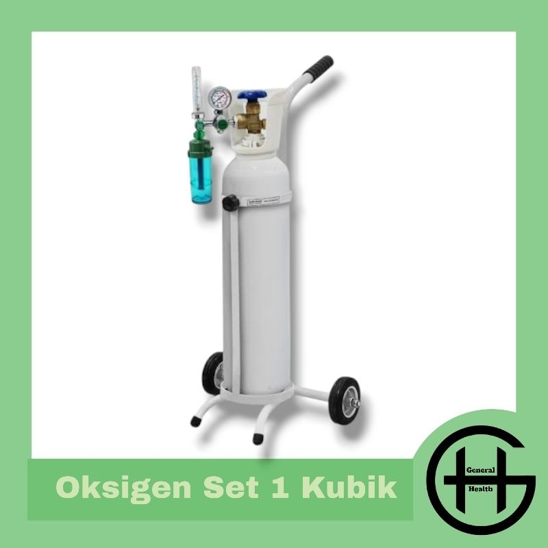 Tabung Oksigen 1 set  Tabung Oksigen 1kubik  Tabung Oksigen 1m3  Oksigen Set