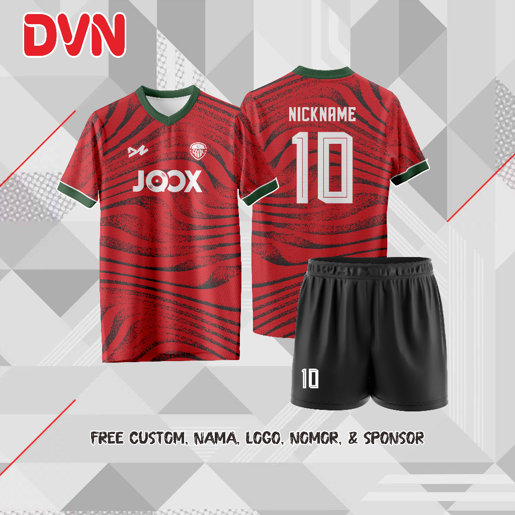 Jersey Futsal Custom Jersey Bola Sablon Printing Bisa Satuan