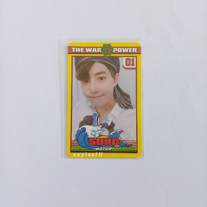 Photocard Suho Exo Album Power
