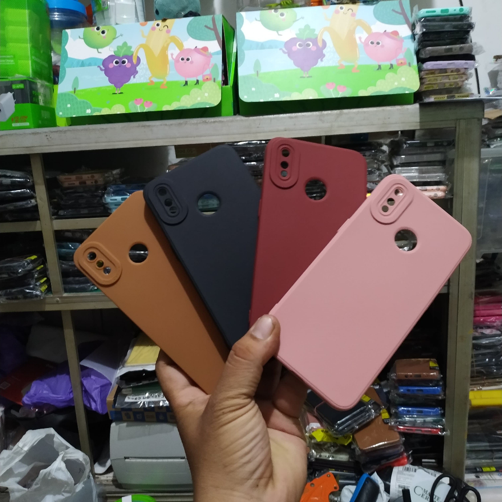 Softcase Realme 3 Case Warna Matte Realme3 RMX 1821