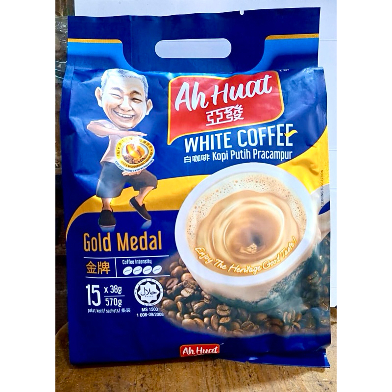 

Ah Huat White Coffee Kopi Putih Pracampur Gold Medal