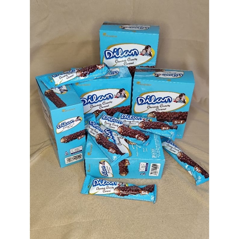 

DILAN CHOCOLATE CRUNCHY CARAMEL 1BOX ISI 12PCS