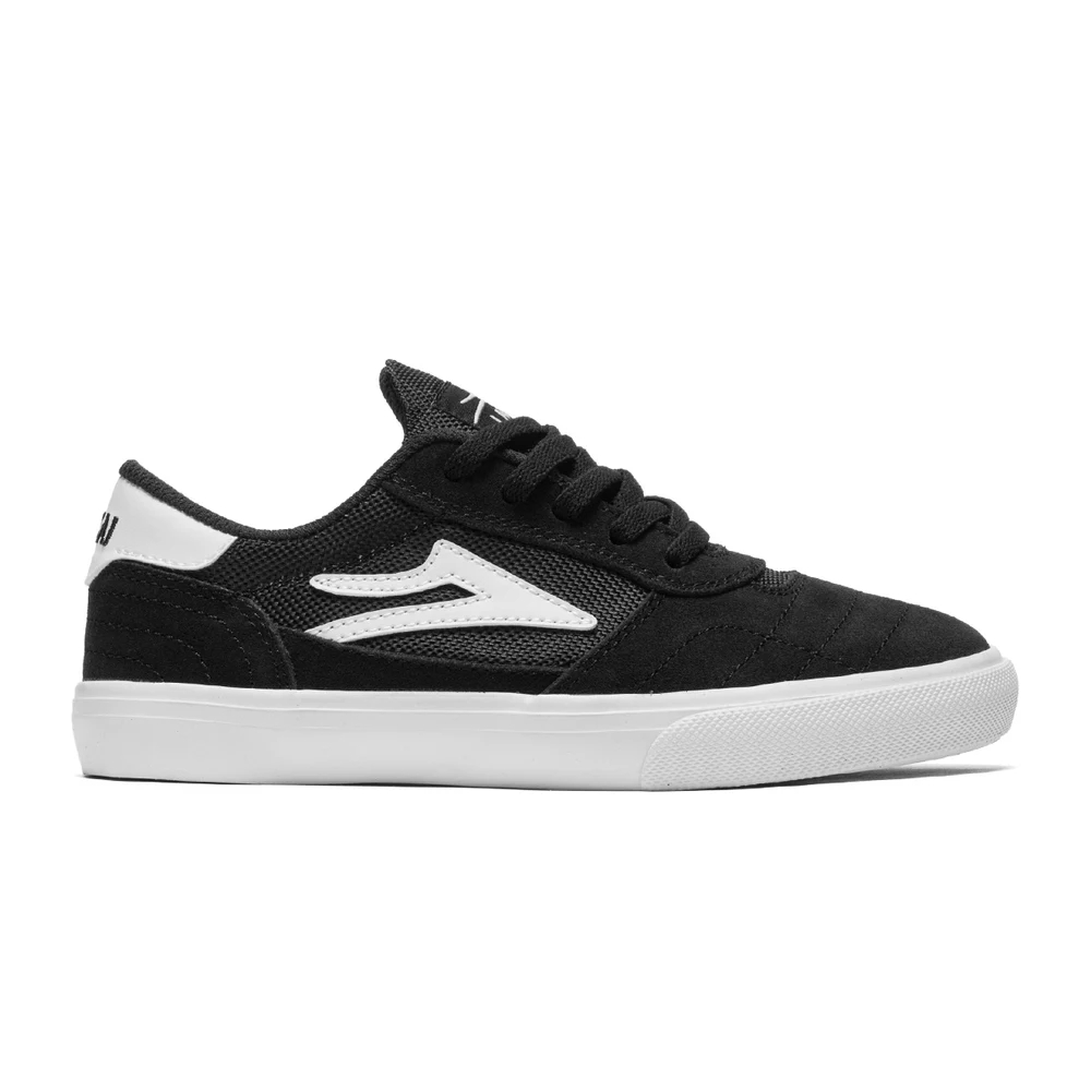 LAKAI CAMBRIDGE KIDS BLACK/WHITE SUEDE