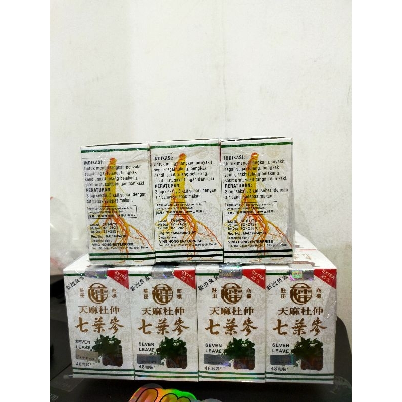 Asli Seven leave ginseng harga Selusin 12 botol Seven Leave asli 100%
