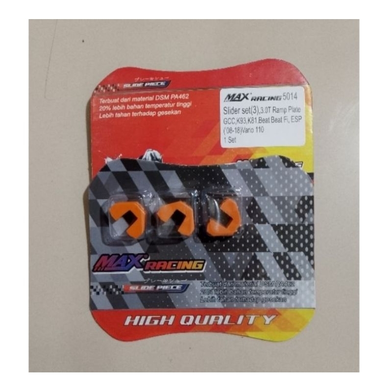 SLIDER SET RACING MAX BEAT KARBU/BEAT FI/BEAT POP/BEAT FI ESP/BEAT STREET/VARIO 110/SCOOPY FI
