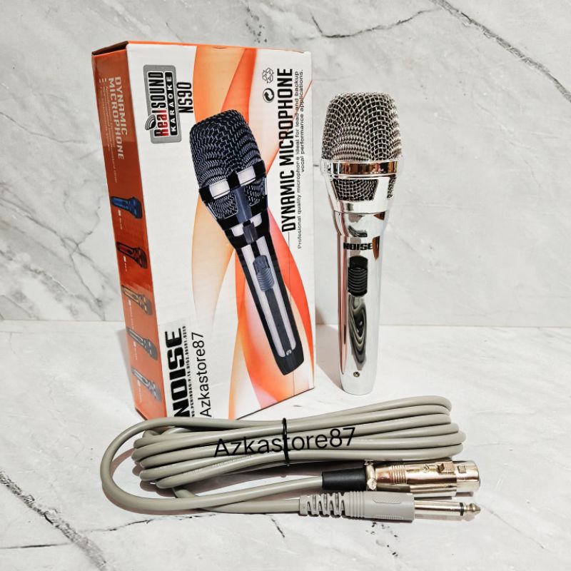 RB Mic NOISE NS90 Mic Karaoke Mic Kabel Panjang Suara Bagus Dan Jernih