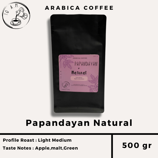 

10AM ROASTERY - Kopi Arabika Papandayan Natural (500 gr)