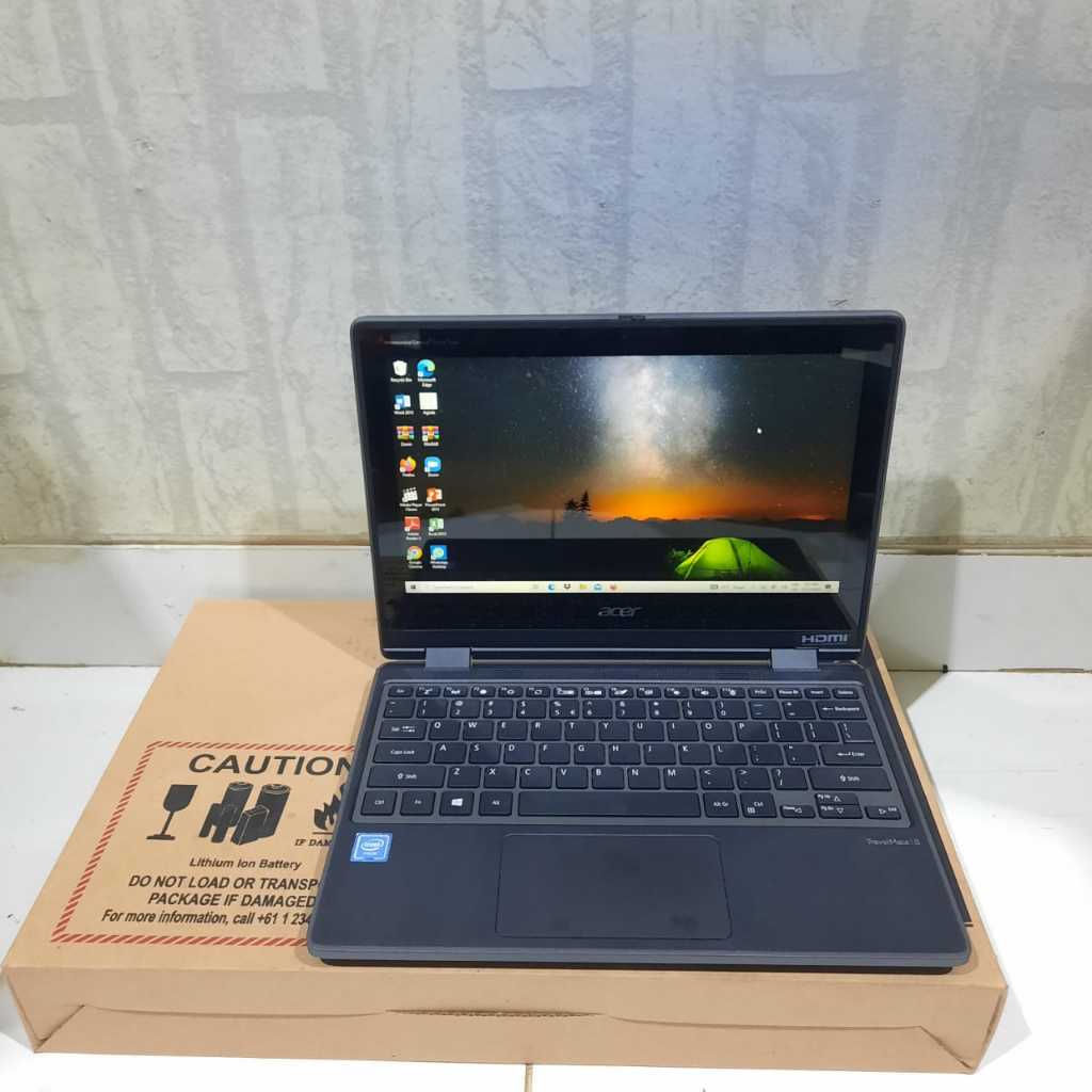 Notebook Acer Travelmate Spin B311R Touchscreen Celeron-N4020 Ram 4Gb/64Gb+128Gb