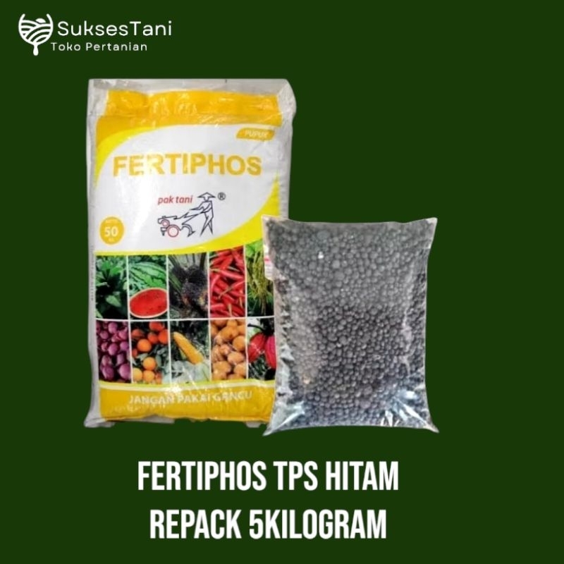 PUPUK FERTIPHOS PAK TANI TSP HITAM REAPCK 5 KG