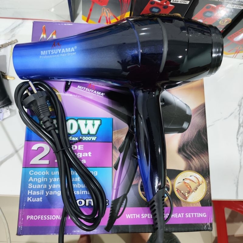 MITSUYAMA Hair Dryer Professional PASTI BAGUS  1200W MS 5113 tidak berisik