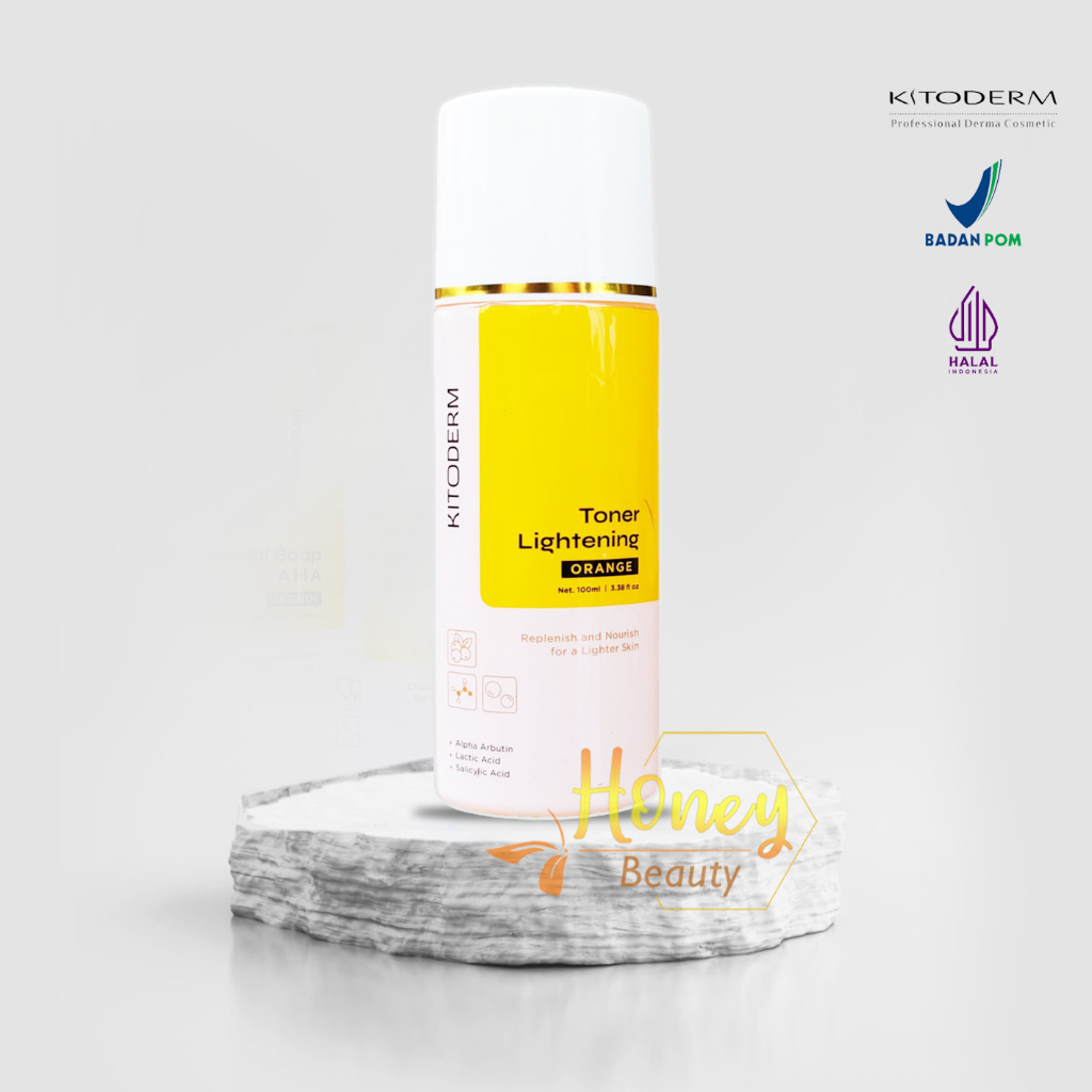 Kitoderm Toner Lightening || Toner Arbutin BPOM aman