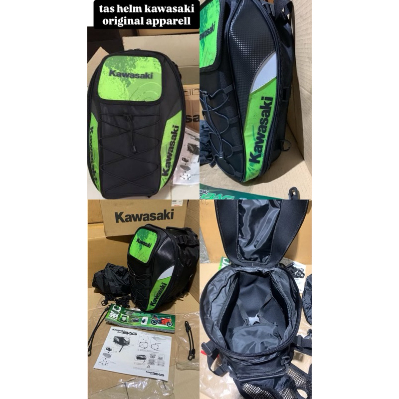 TAS KAWASAKI TAS HELM KAWASAKI TAS SPORT kawasaki Original 100% Kawasaki aparell