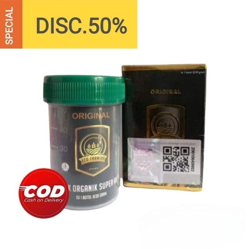 [DISC.50%] ECO FARMING 30g - ECO FARMING ORIGINAL 100% - ECO FARMING PUPUK ORGANIK ORI - ECO FARMING