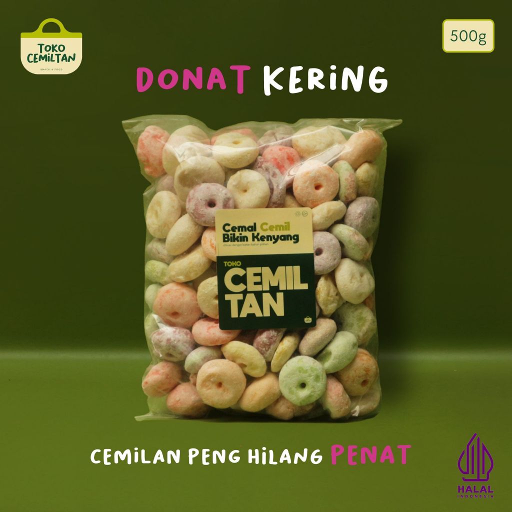 

Donat Getas Manis Mini Makanan Ringan Snack 500gr