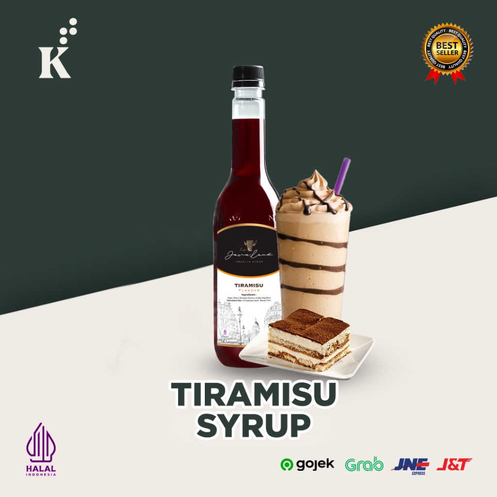 

Syrup Premium Javaland Sirup Aneka rasa Tiramisu 650 ml