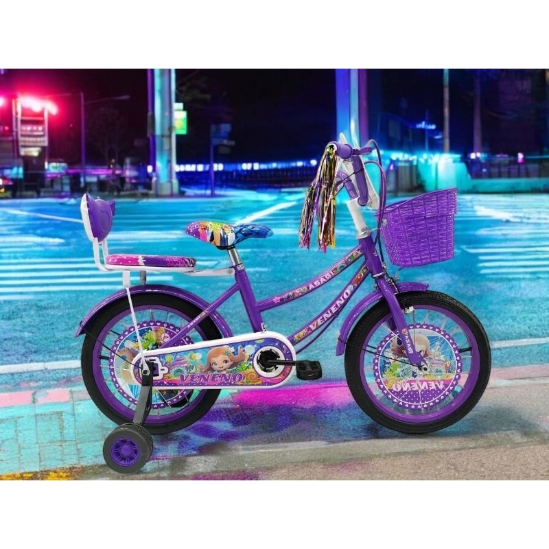 Sepeda Mini 12"inch UNICORN PONY Character SESUAI DIPAJANG untuk anak 3 sd 5 tahun