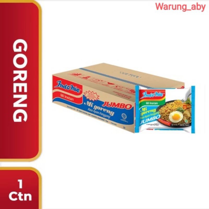 

Indomie Goeng Ayam Panggang Jumbo 1 Dus Isi 24 Pcs - Indomie Goreng - Indomie Seleraku