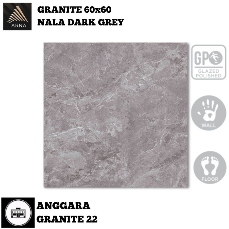 Granit 60x60 Arna Nala Dark Grey