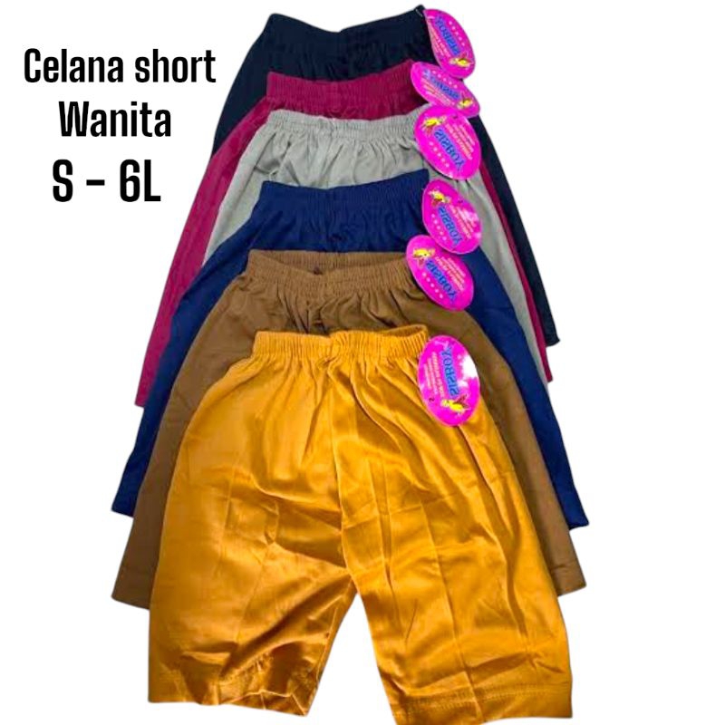 Short Celana Pendek Wanita / Celana Daleman Wanita / Celana Short Sisboy