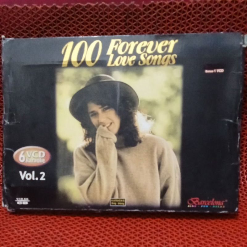 VCD KARAOKE 100 FOREVER LOVE SONGS ...100% ORIGINAL.