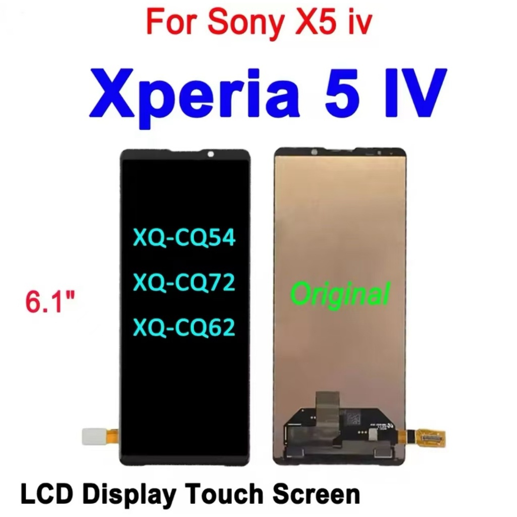 Original LCD Screen for Sony Xperia 5 IV with Digitizer Full Assembly Display Phone Touch Screen Rep