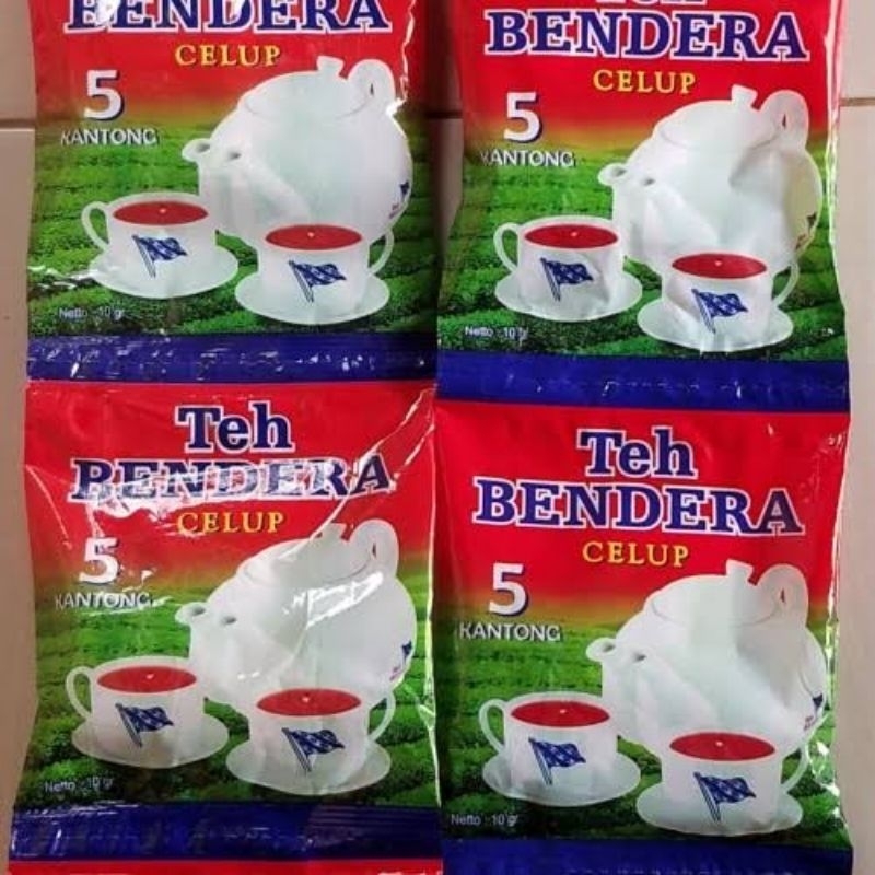 

Teh Bendera renceng Celup Isi 6 sachet