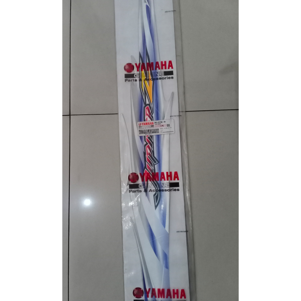 STIKER STRIPING BODY SAMPING JUPITER Z 2P2-F173E-70 ORIGINAL YAMAHA