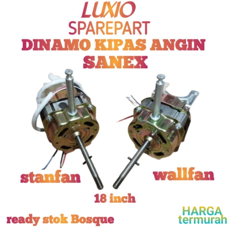 DINAMO KIPAS ANGIN SANEX 18 INCH STANFAN / WALLFAN