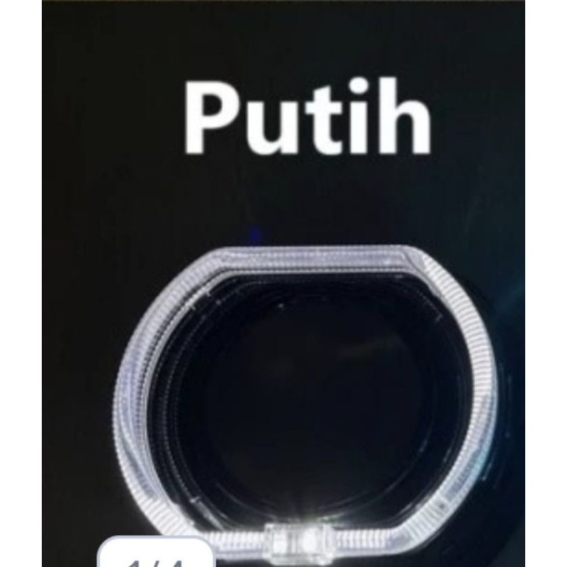 shroud BMW hybrid 2,5 inchi pnp biled 2.5 dan 3inch- Putih AST