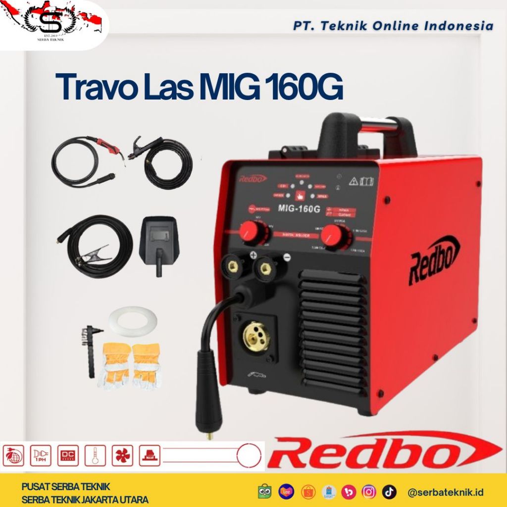Mesin Las Mig 160G redbo CO Travo Las MIG