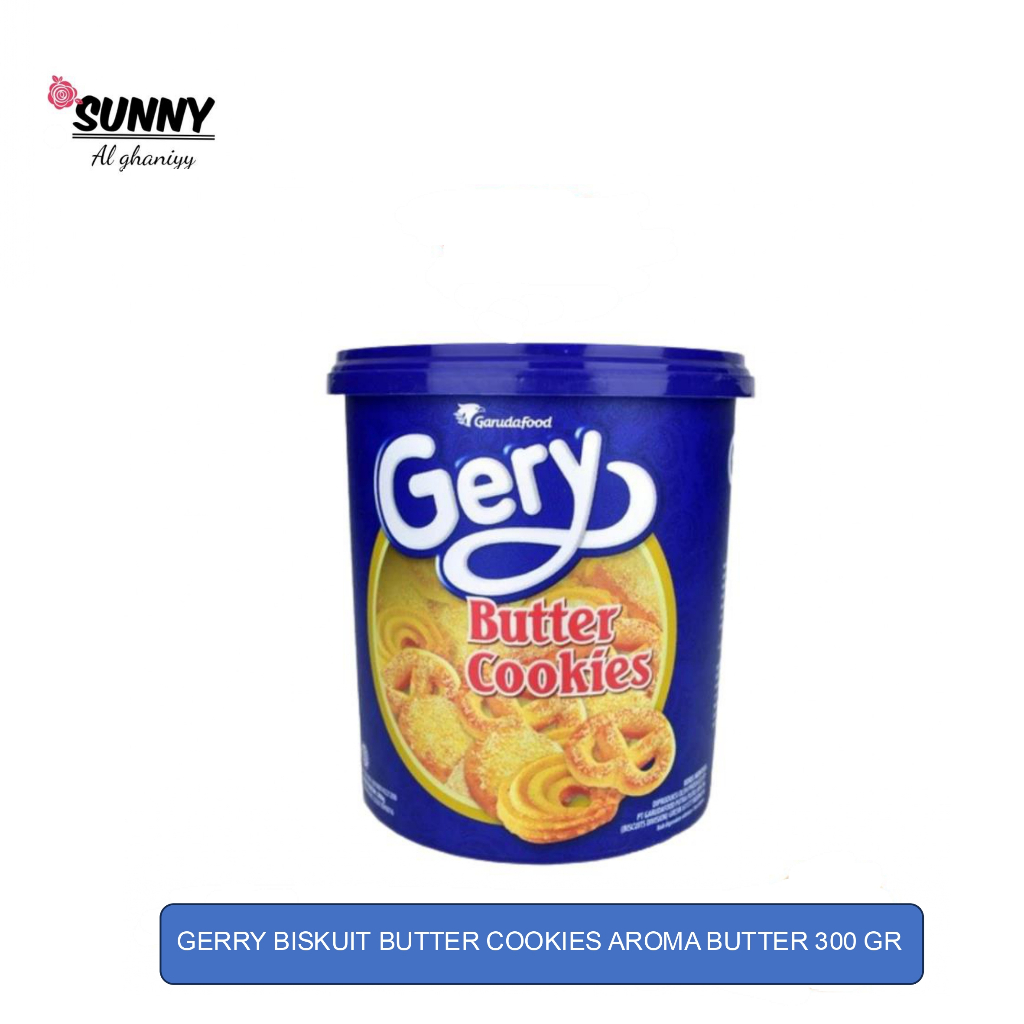 

Biskuit Lebaran Gerry Biskuit Butter Cookies Aroma Butter 300 GR