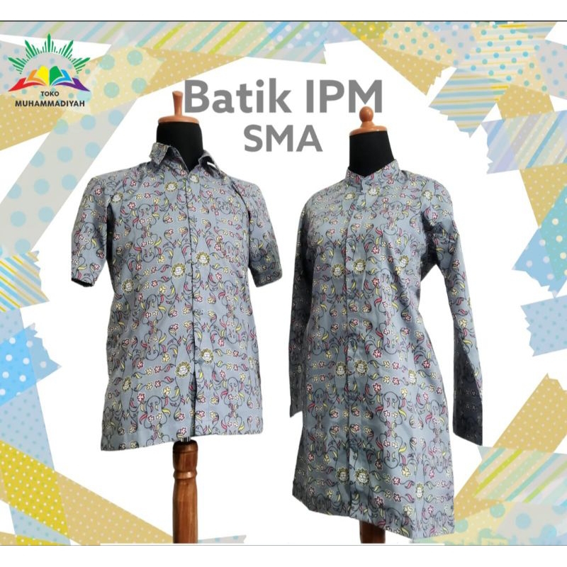 KAIN BATIK IPM HARIAN SMA/SMK/MA MUHAMMADIYAH