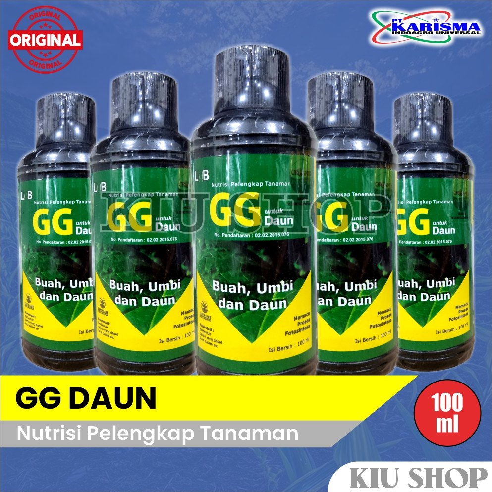 Grosir / ZPT GG Daun - 100ml / Nutrisi Pelengkap Tanaman / Daun Tebal dan Bagus