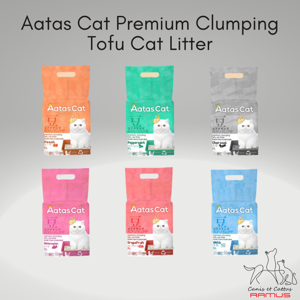 Aatas Premium Clumping Tofu Cat Litter 6 L