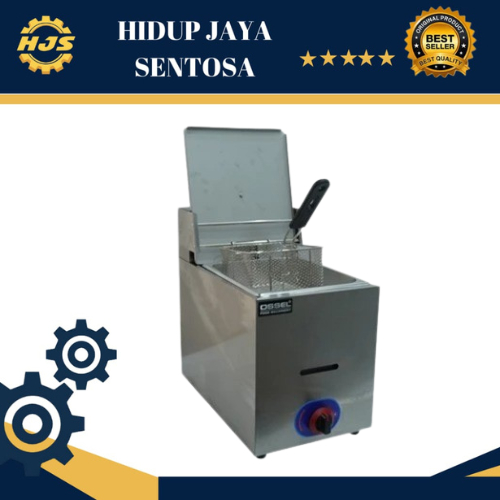 Gas Fryer Tangki Penggorengan Kentang Gas Deep Fryer PEnggorengan Gas LPG ET-RZL-1 5,5 liter ossel