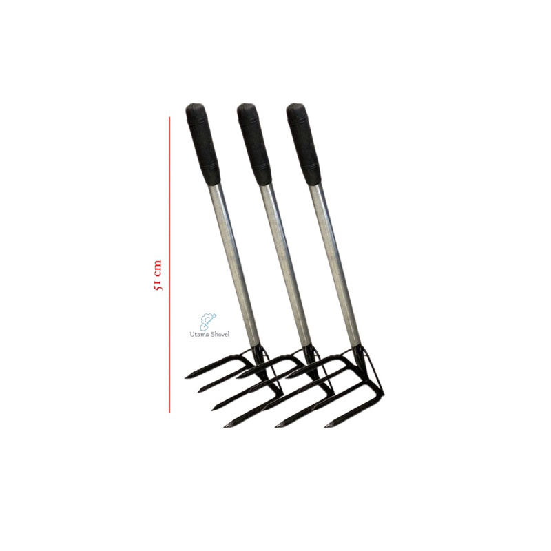 Garukan Sampah Cangkrang Kecil Gagang Besi Gacok Besi