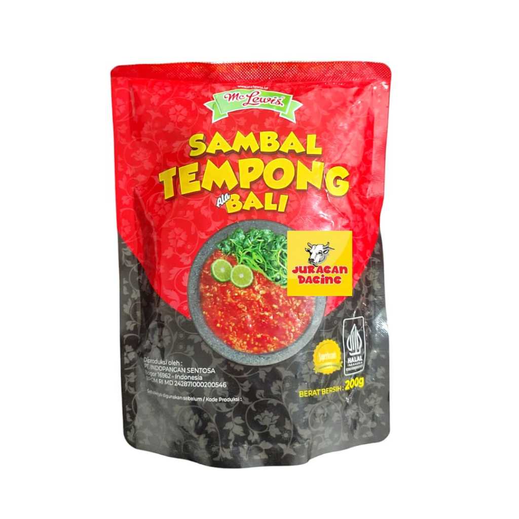 

Mc Lewis Sambal Tempong Pouch 200gr