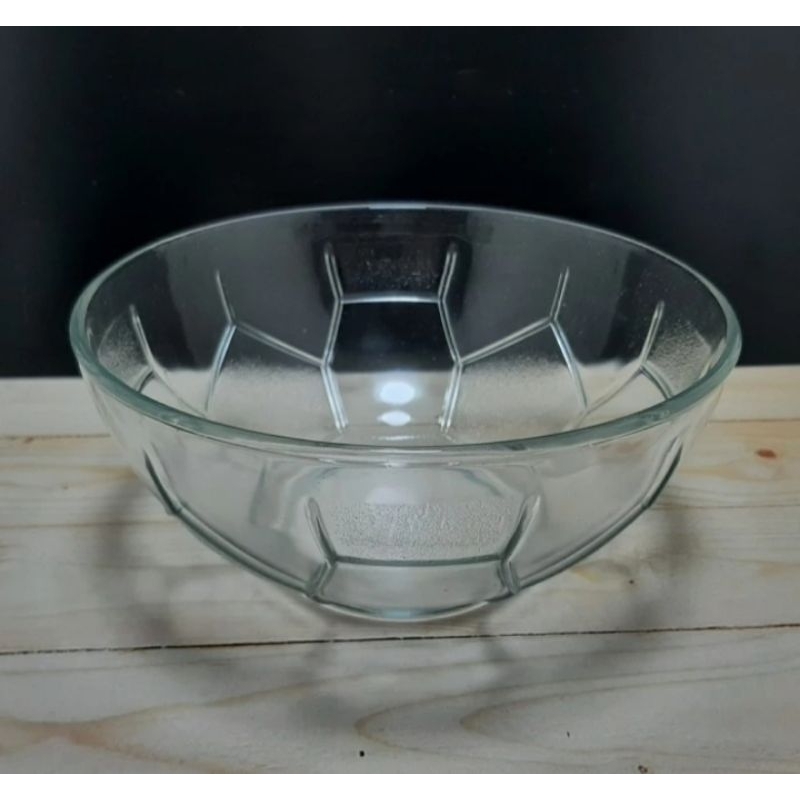 Mangkok Mangkuk Bakso Kaca Bening Souvenir Motif Bola GMB-650B