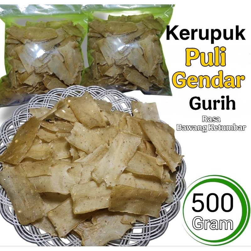 

Kerupuk Puli Gendar Halus Rasa Ketumbar Mentah 500gr